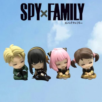 Noul Spion X Familiei Cifre Anime Versiune Q Kawaii Anya Falsificator Gashapon Desktop Ornamente Decora Masina pentru Copii Cadouri Aleatoare Stil