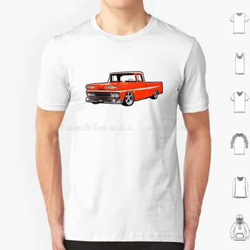 Orange 60 C Camion Redus Tricou Barbati Femei Copii 6xl 1960 1961 1962 1693 1964 1965 1966 Camion Pickup Fleetside C K C10 C20 Scăzut