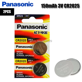 PANASONIC 2buc CR2025 3V ECR2025 LM2025 DL2025 BR2025 Butonul Monedă de Celule Baterie de Litiu de Calculator Jucărie Dispozitiv Medical Baterii