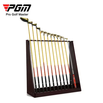 PGM Golf Club Suport de Lemn Raft Display Stand Solide Hardware Șurub de Fixare Ușor Pentru a Introduce 13 Slot