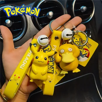 Pikachu cheie lanț femei și bărbați drăguț tendință de desene animate papusa mașină sac pandantiv animație periferice Pandantiv