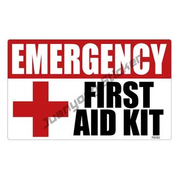 Primul Ajutor de urgență Kit Sticker - OSHA Siguranta Vinil Decal Semn Medicale SUV Camper Bara Fereastră Decor Fin Decal Grafic