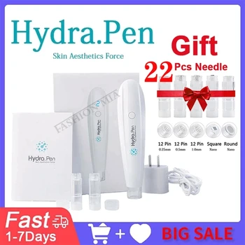Profesionale Hydra Pen H2 Microneedling Stilou Aplicator Automat de Îngrijire a Pielii Tool - Kit de Start pentru Uz Personal cu Cartușe
