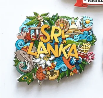 Sri Lanka Caracteristici de Călătorie frigider autocolante