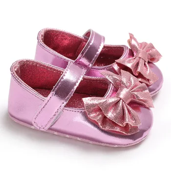 Stralucind pantofi drăguț arc primul pietoni pentru sugari fete pentru copii jane talpă moale printesa pătuț copil pantofi