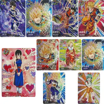 Super Saiyan Dragon Ball Set Complet Kakarott Personaje Anime Pentru Colectarea Flash Card De Desene Animate Jucărie De Crăciun Cadou De Ziua De Nastere