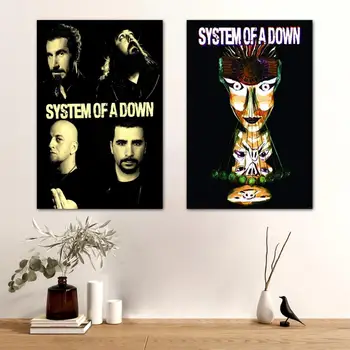 System of a Down Poster de Înaltă Calitate, de Perete de Arta Canvas Postere de Arta Decor Personalizat Cadou Modern Family Pictura dormitor