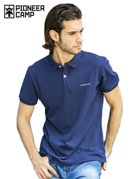 Tabără pionier Bărbați clasic Tricou Polo brand de îmbrăcăminte de sex Masculin Maneca Scurta Casual tricou polo Respirabil 409010