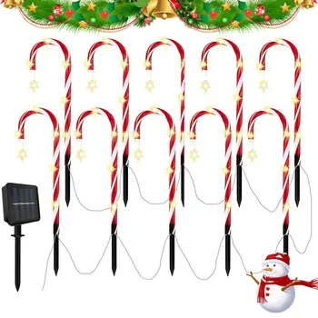 Trestie de bomboane de Crăciun, Lumini de Crăciun, Decoratiuni de Lumină Cu 8 Moduri de Iluminare Flash End-to-End de Plug În Impermeabil Bomboane de Trestie de zahăr