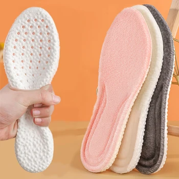 Tălpi interioare calde pentru Femei Pantofi de Iarna se Ingroase Miel Cașmir Termică din Spumă cu Memorie Incalzite Branțuri pentru Pantofi pentru Bărbați Adidași Picior mai Cald