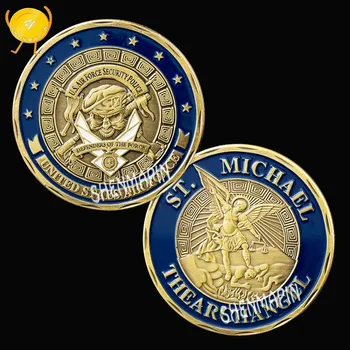 US Air Force de Poliție de Securitate Monedă Comemorativă Arhanghelul SF. Michael Moneda Onoare Apărătorii Monede De Colecție