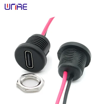 USB de tip C Conector de Sudare cu Sârmă de sex Feminin Cablu Priză de Tip c Port de interfață de Încărcare Priză cu Sarma de Sudura