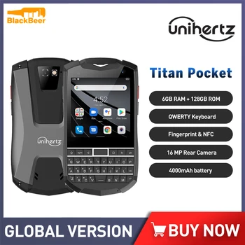 Unihertz Titan Buzunar Tastatură Smartphone Android 11 Octa Core Telefoane mobile 6GB, 128GB de 3.1 Inch Telefon Mobil 4000mAh NFC Deblocat