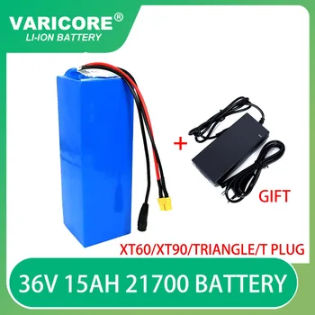 VariCore 36V 15Ah 21700 10S3P bateria 500W putere mare de baterii 42V 15000mAh Ebike biciclete electrice BMS și 2A Încărcător