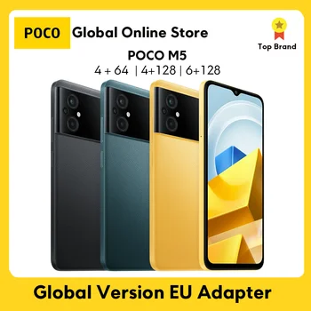 Versiune globală POCO M5 Smartphone 4+64GB/4+128GB/6+de 128GB NFC MTK G99 Octa Core 90Hz 6.58