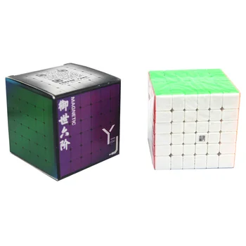 YongJun YJ 6x6x6 V2M Magic Magnetic Yushi V2M 6*6 Cub Profesional Magneți Viteza de Puzzle 6X6 Cubo Magico Educație Jucarie Copii