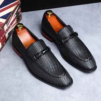 pantofi eleganți bărbați din Piele de Primavara Toamna Oxford Mocasini Respirabil Apartamente Bărbați Sapatos Masculino Pantofi Confortabili zapatos de hombre
