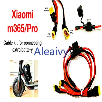 pentru Paralel Suplimentar de Expansiune XIAOMI m365 și Pro 36v 48v Battery Pack Kit de cabluri XT30&XT60 Accesorii + 30A Siguranță