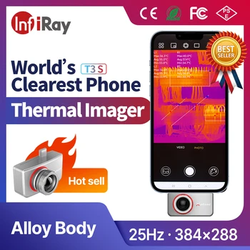 （Numai pentru Android）InfiRay Xinfrared cameră de Termoviziune pentru Telefon Portabil 384*288 IR Rezoluție pentru Pierderea de Energie Inspecție T3S/T3Pro